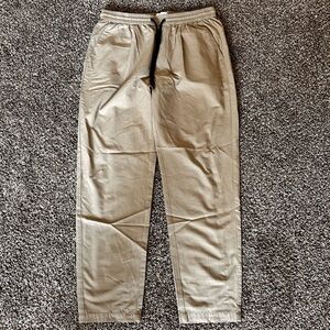 Topman khaki drawstring pants